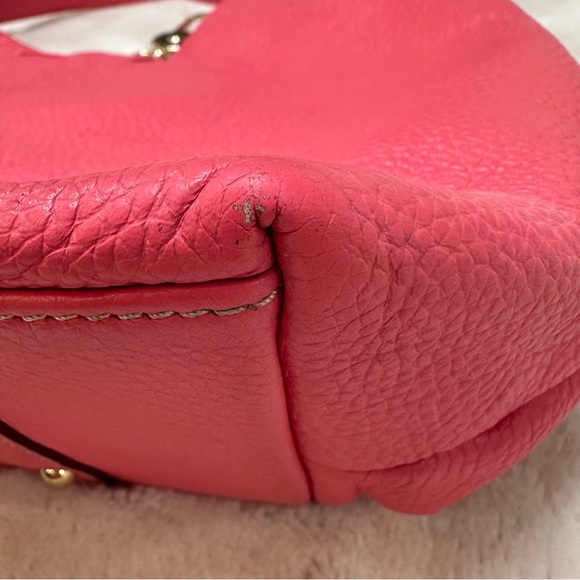 DOONEY & BOURKE Pebble Grain Logo Lock Shoulder Bag Pink - Picture 14 of 16